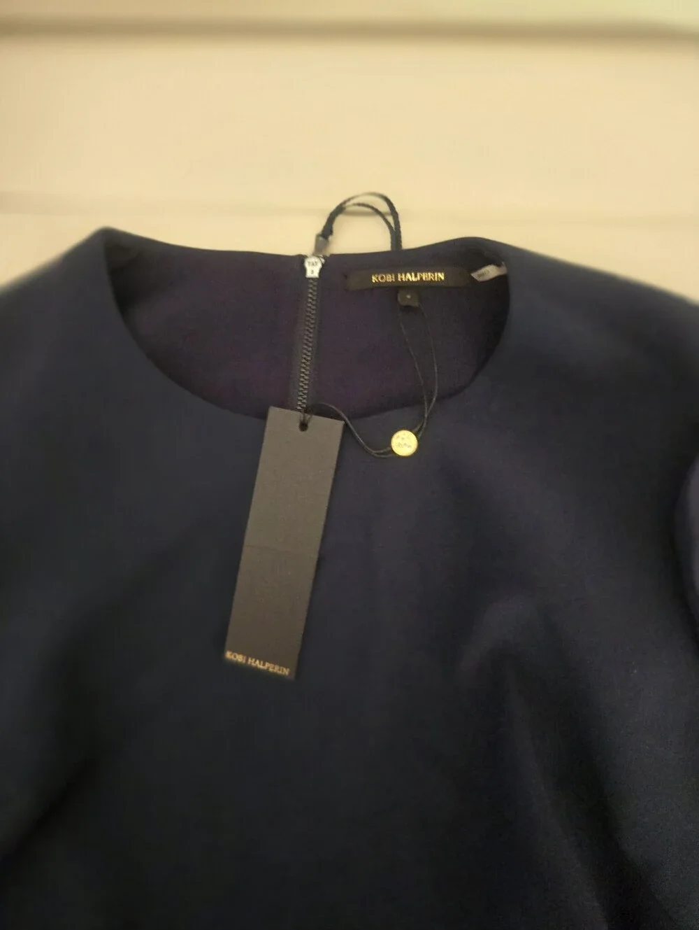 NWT Kobi Halperin Elegant Navy Blue Dress Size 6